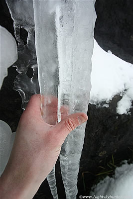 Insane Icicle Display On Glenshane Pass - Jan 22nd 2013